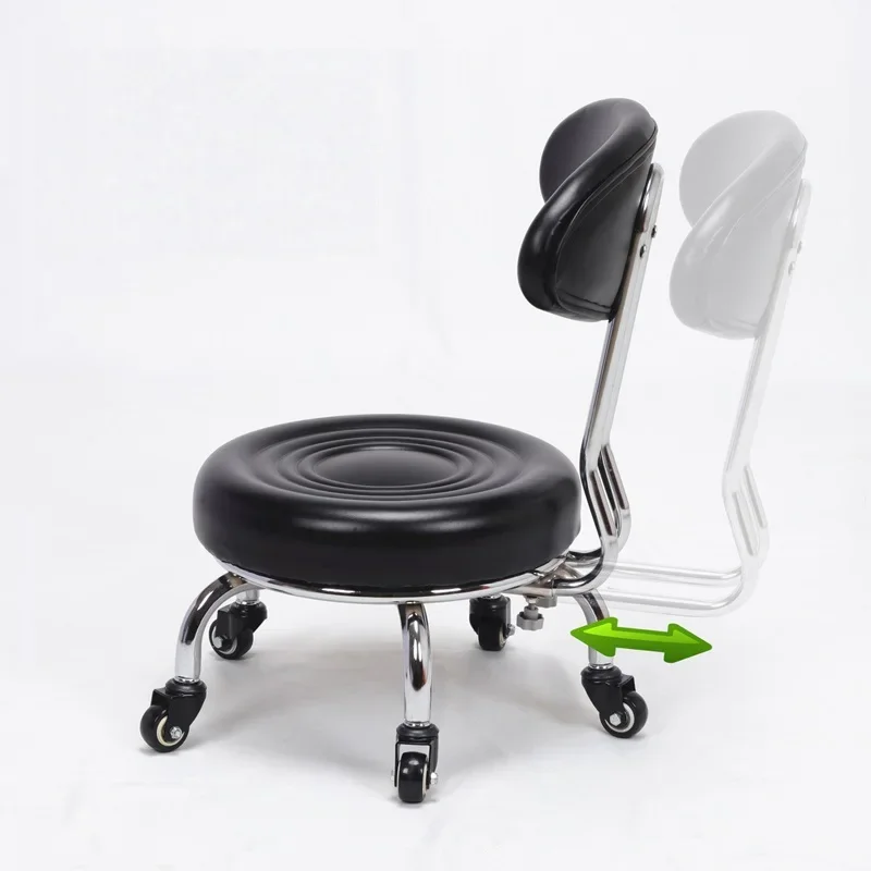 Modern Pedicure Chairs Pulley Pedicure Armchair Beauty Spa Backrest Chair Home Furniture Household Sewing Floor Wiping Low Stool