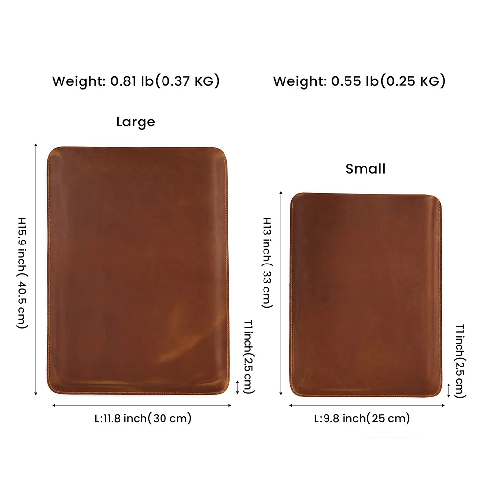 JOYIR Genuine Leather Laptop Sleeve Case for MacBook Air /Pro 13 16 Inch Slim Protective Cover Notebook Sleeve Mouse Pad New