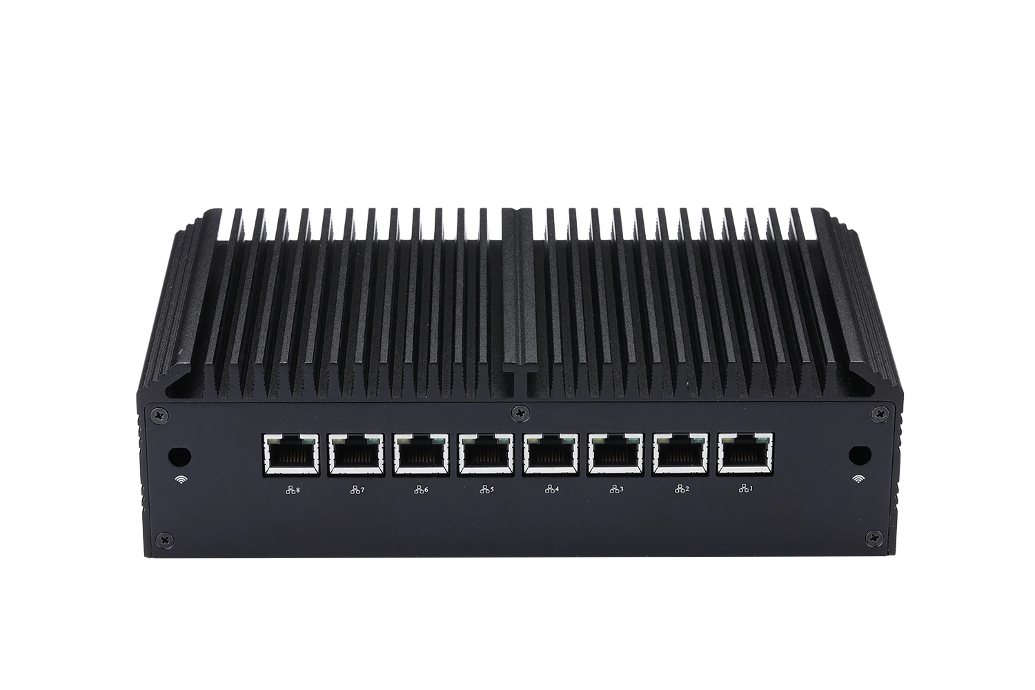 Qotom Mini PC senza ventola Core i3 i5 i7 Q300GE con 8 Lan Gateway Firewall Opnsense Mini Computer