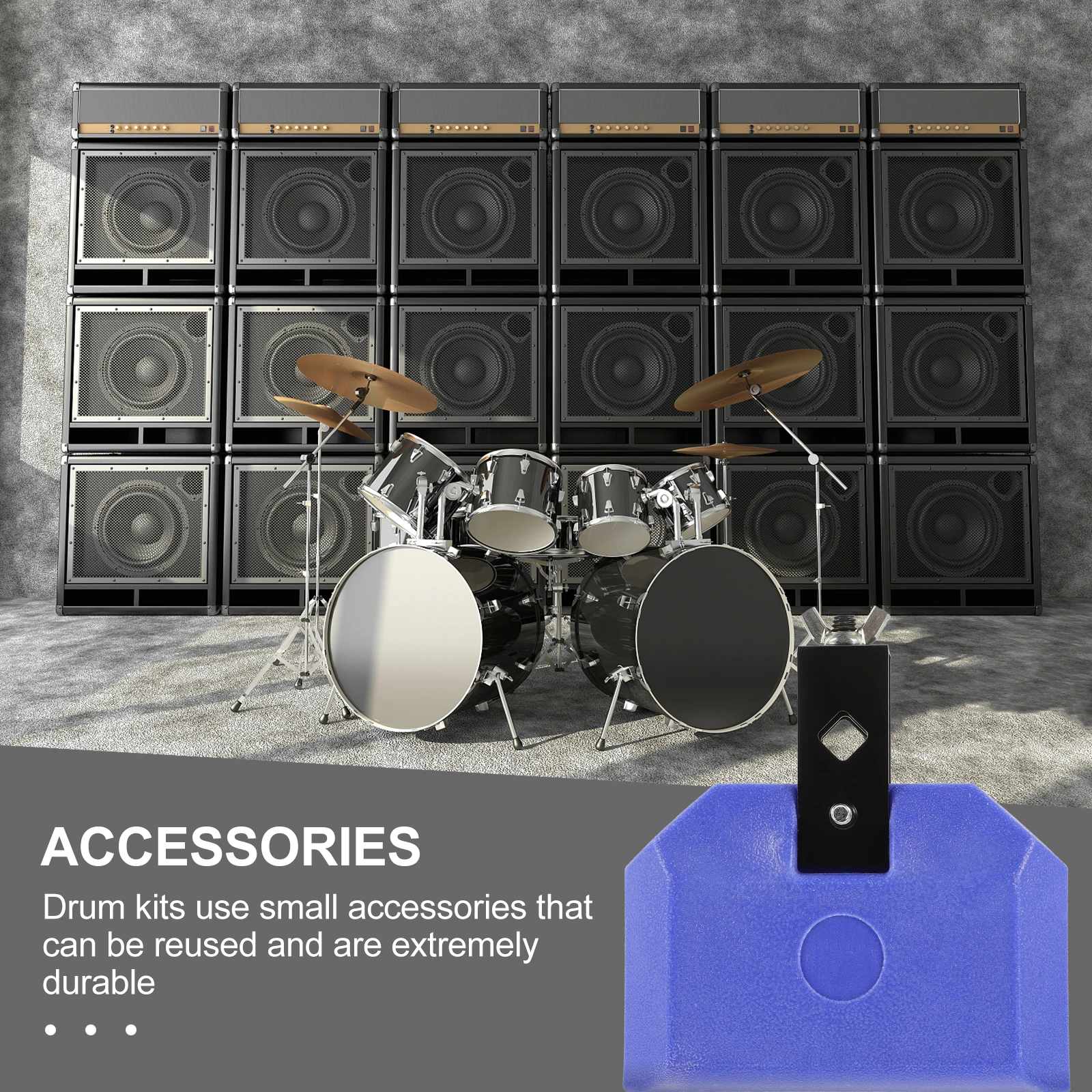 

Creative Plastic Cow Bell for Kids Lightweight Safe Percussion Instrument Clear Sound Musical Accessory for Children