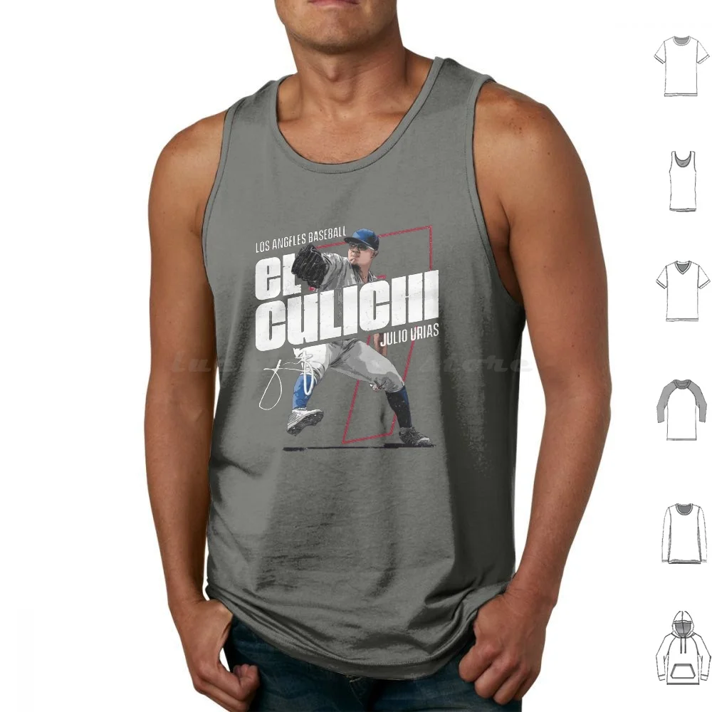 

Julio Urias El Culichi Tank Tops Vest Sleeveless Julio Urias Julio Urias Baseball Los Angeles La California Cali Home Run