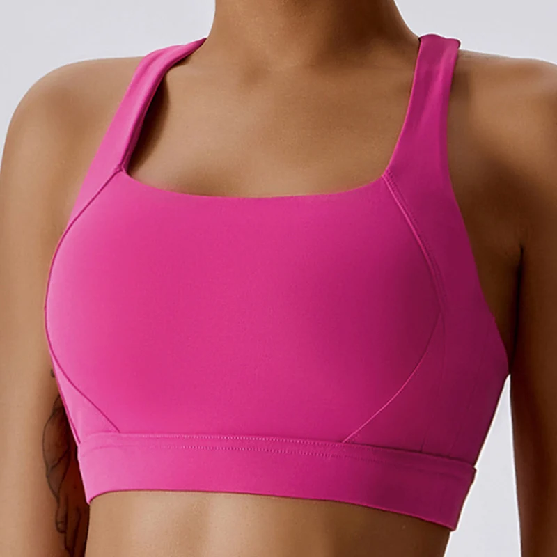 Criss Cross Breathable Fitness Running Vest Backless Sport Bra Yoga Bras Sports Type Women Sports Bra Back Bra Workout Top