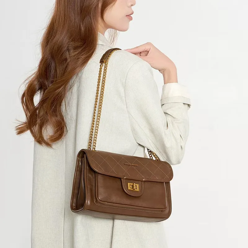 

Женская сумка через плечо премиум-класса, дизайнерская сумка из натуральной кожи, элегантная женская сумка через плечо