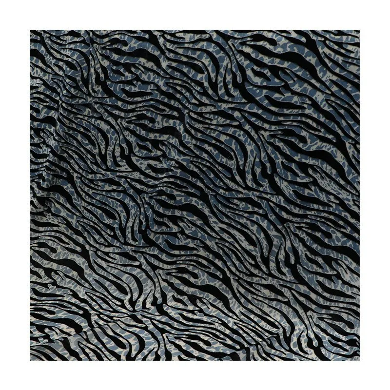 Woven brocade viscose printed mottled and burned velvet fabric sleeping dress cheongsam