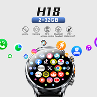 XUESEVEN H18 4G Full Netcom Smart Watch 1.85” Large Screen Camera 1100mAh Google Play Store Heart Rate GPS WIFI Smartwatch Men