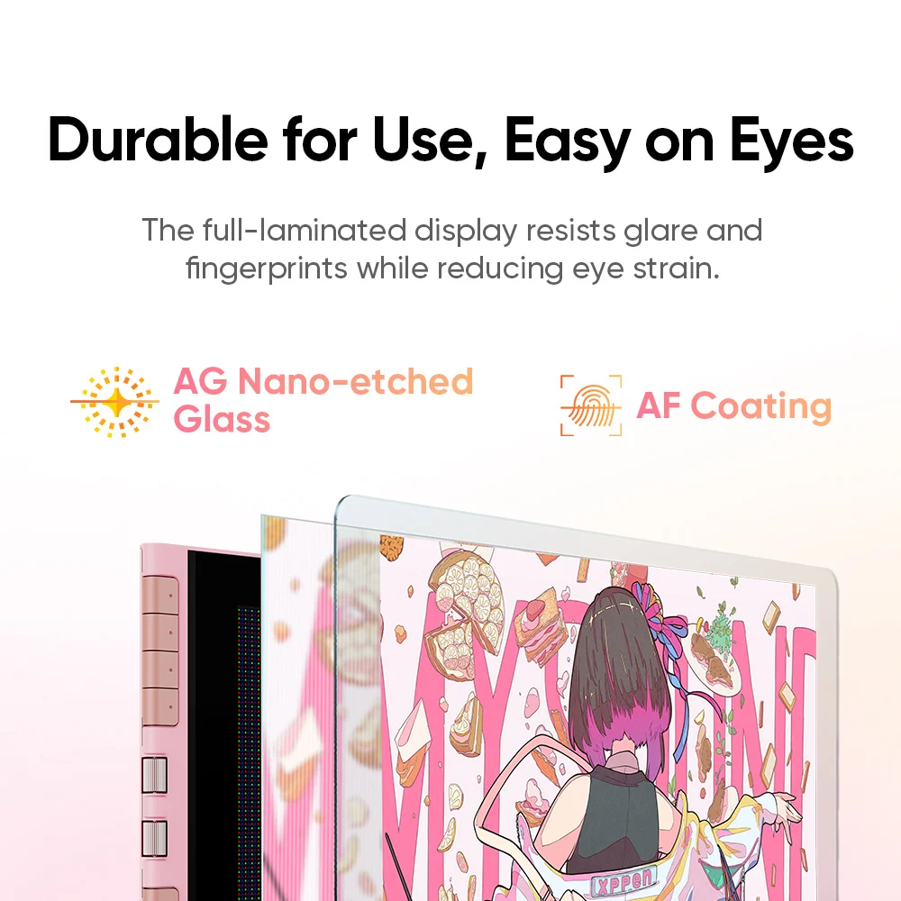 XPPen Artist 12 3rd Tablet Graficzny z Monitorem, 16K Poziomów Nacisku, 2 Pokrętła Rolowania, 99% RGB, Inteligentny Nowy Rysik X4 dla Windows i Mac — zdjęcie produktu 6