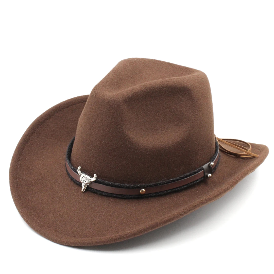 

Unisex Kids Western Cowboy Hat Cowgirl Cap Fedoras Costume Accessory for Halloween Christmas Birthday Masquerade Party
