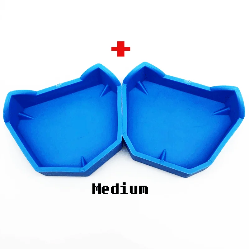 3 Size (Grote/Middelgrote/Kleine) Dental Lab Gips Model Base Voormalige Mallen Lade Tandarts Gereedschap