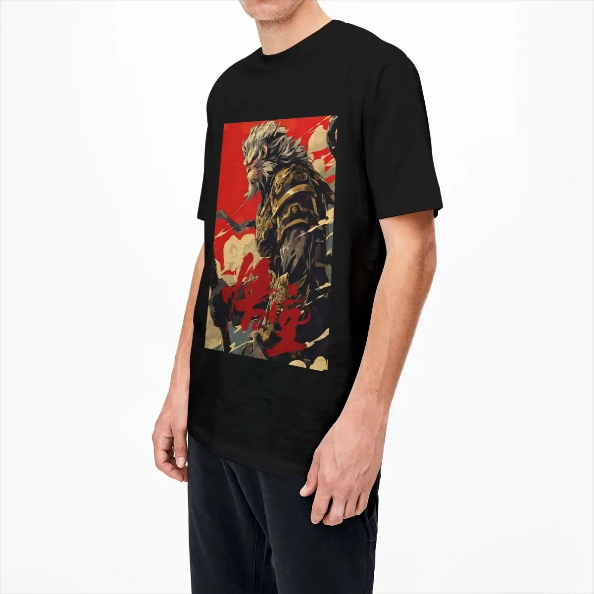 Black Myth Wukong Game 2024 Men Women T Shirt Monkey King Novelty Tees Short Sleeve O Neck T-Shirt Pure Cotton Plus Size Clothes