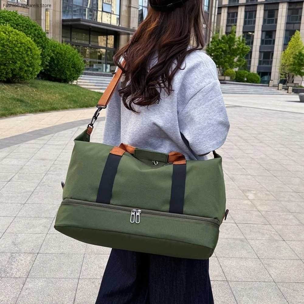 

Large Capacity Short-haul Travel Bag Multifunctional Gym Dry-Wet Separation Sports Fitness Bag with Shoes Bag Waterproof