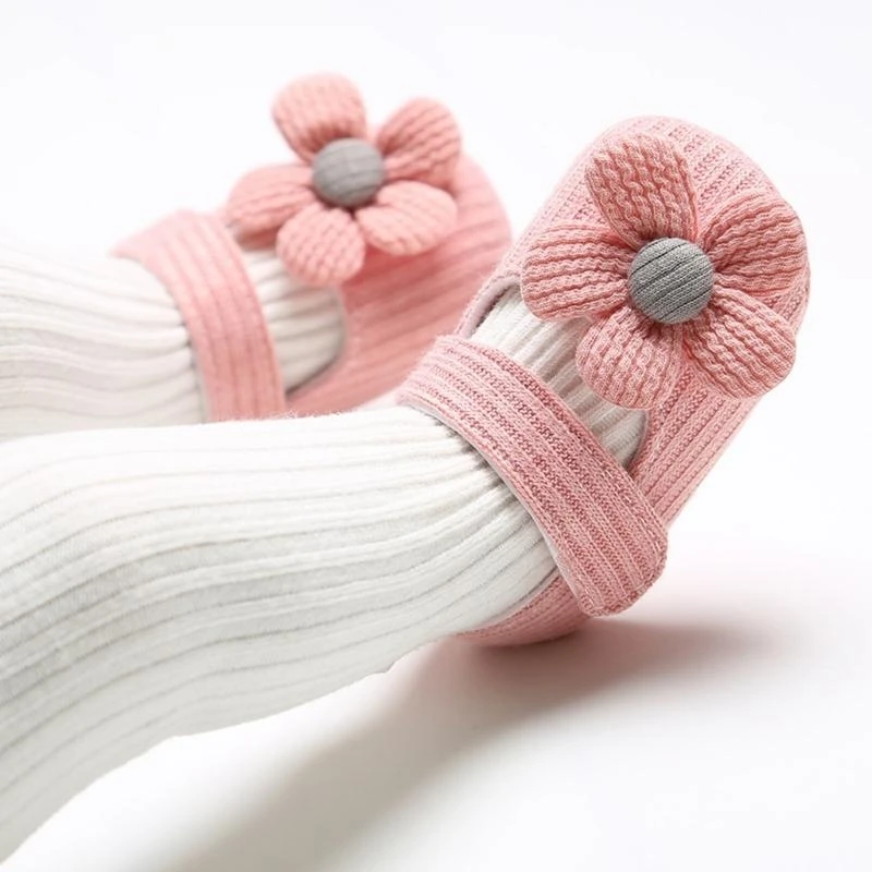 

Spring Autumn Baby Shoes Solid Color Baby Girls Prewalker Anti-slip Shoes 15UB