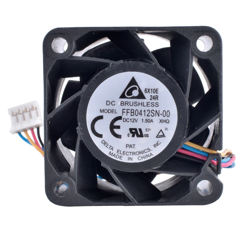 FFB0412SN-00 4cm 4028  40mm fan 40x40x28mm 12V 1.50A 4-wire double ball bearing high volume booster fan power cooling