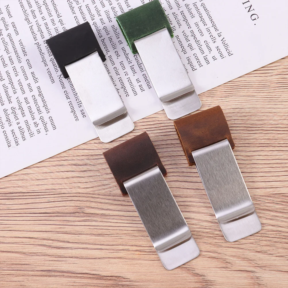 3 قطعة حامل قلم مشبك من الفولاذ المقاوم للصدأ قبضة قوية لأجهزة الكمبيوتر المحمولة المجلات المخططين الطلاب المعلمين مكتب القرطاسية المدرسية #4