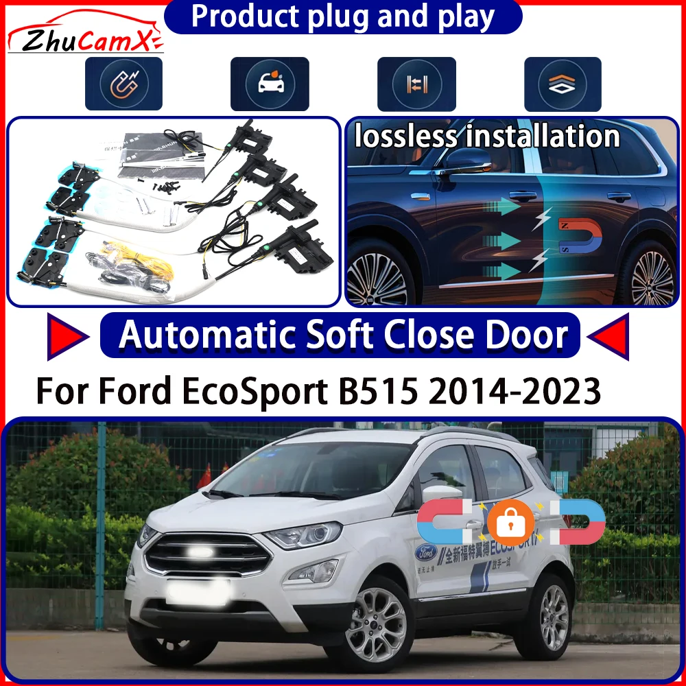 

Electric Door Lock Actuator for Ford EcoSport B515 2014-2023 Soft Close Door Kit Power Latch System Auto Pull Door Easy Close
