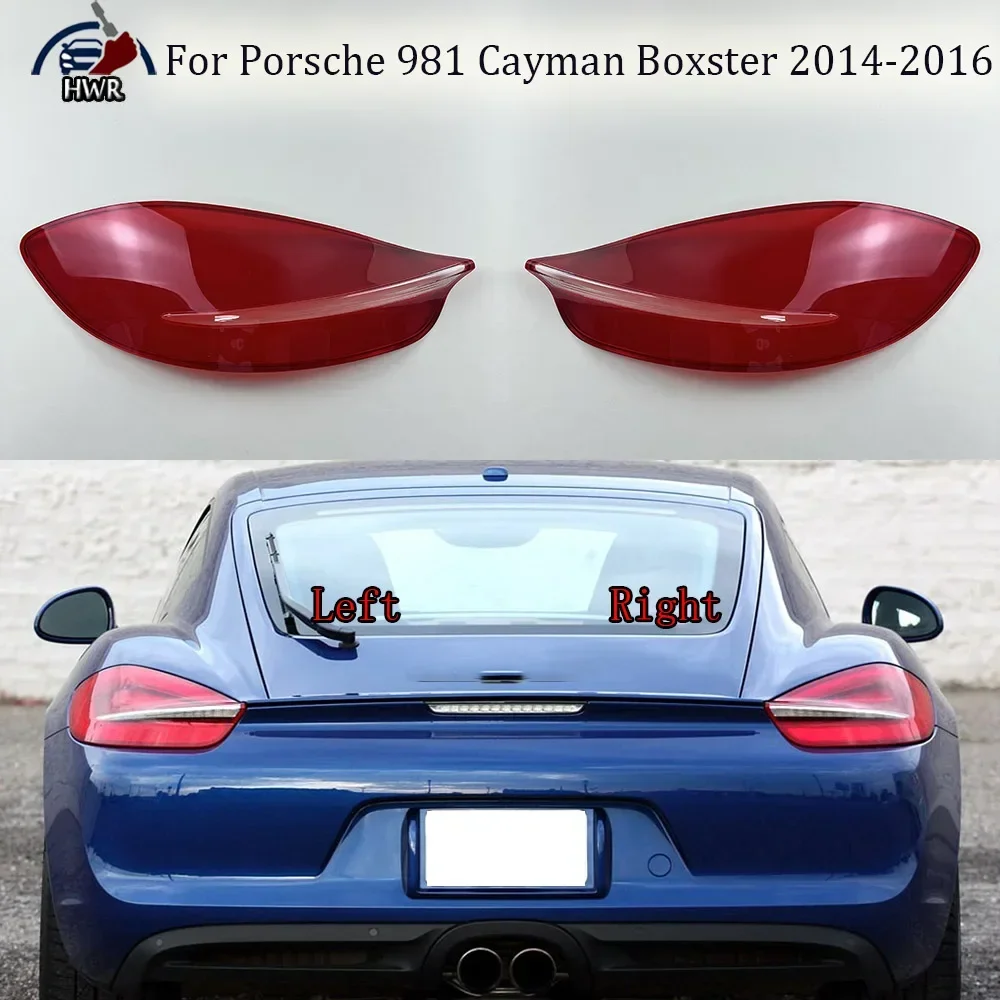 

Car Accessories Outer Taillight Shell Rear Signal Parking Lights Cover Plexiglass For Porsche 981 Cayman Boxster 2014 2015 2016