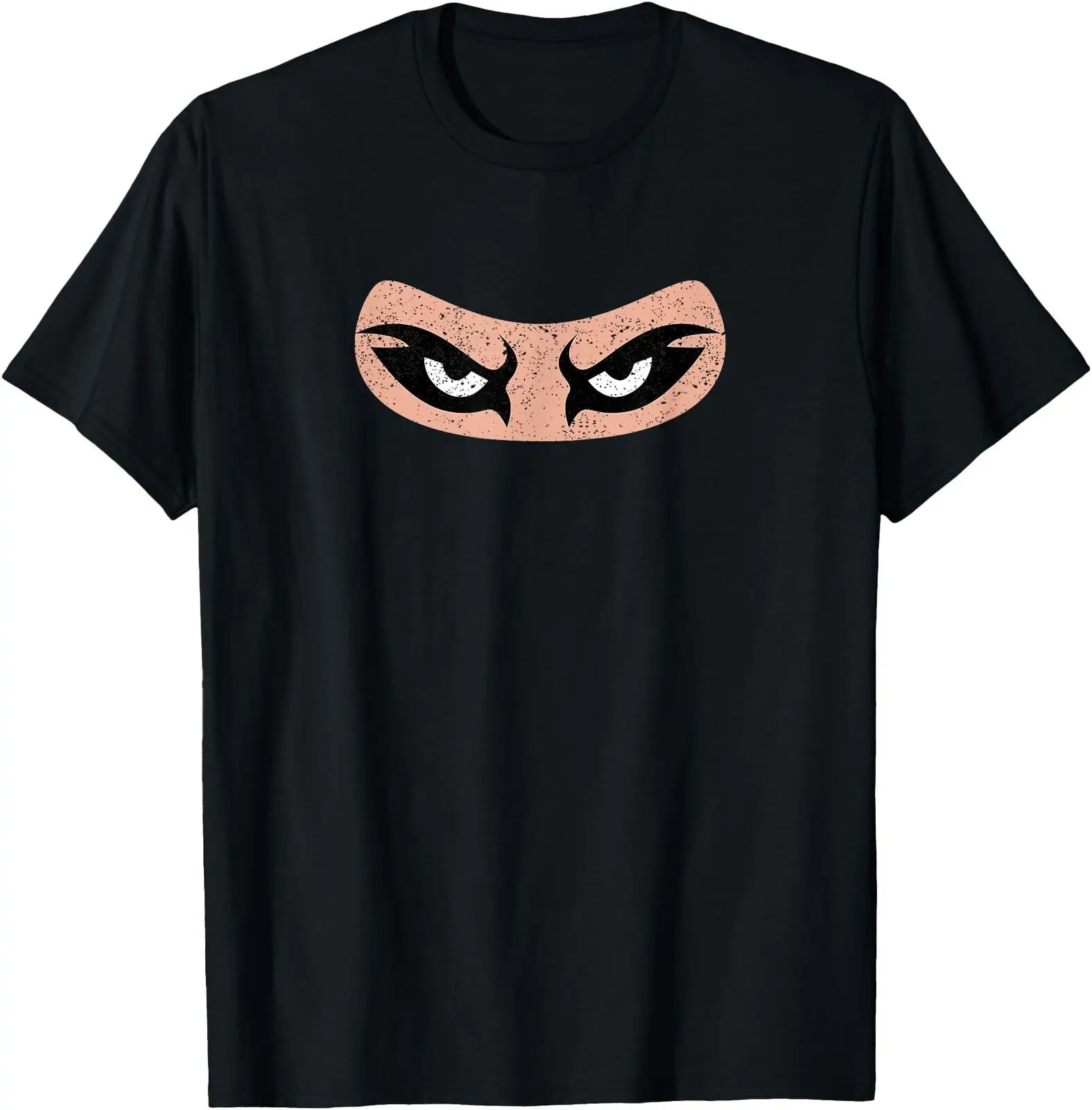 Ninja Eyes Funny Halloween Party Mask Trick Or Treating T Shirt Men