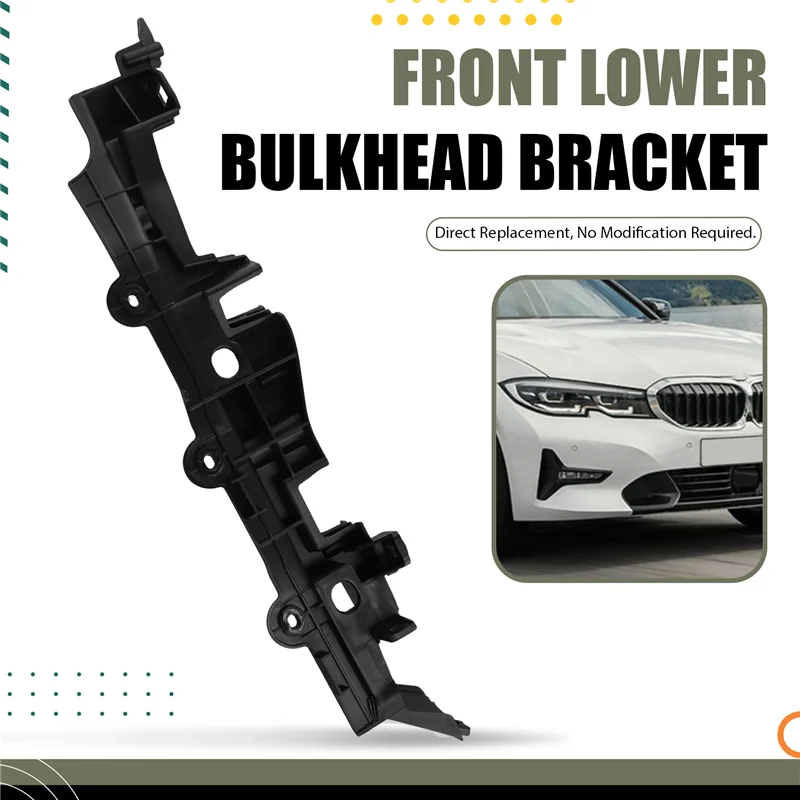 

For BMW 3 Series G20 G21 G28 2019-2022 New Front Lower Bulkhead Bracket 61136991226 Front Lower Part Right Side
