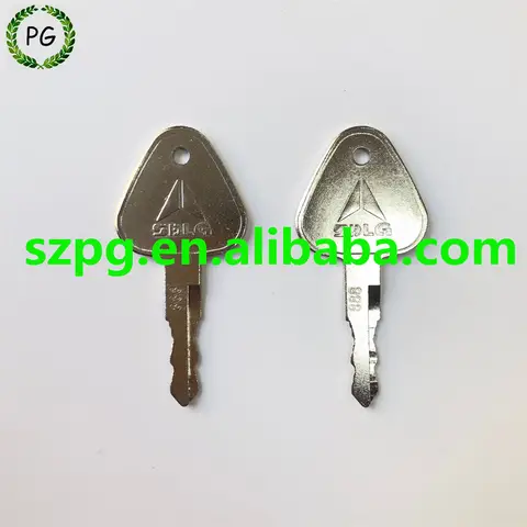 2PCS New 888 Key For SDLG Heavy Equipment Backhoe Excavator Loader Start Switch