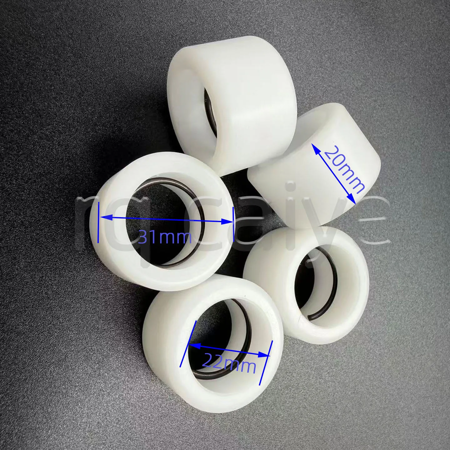 10pcs 011M073930 Nylon Roller Paper Wheel Front gauge paper roller Roland Printing Machine Parts 31x20x22mm
