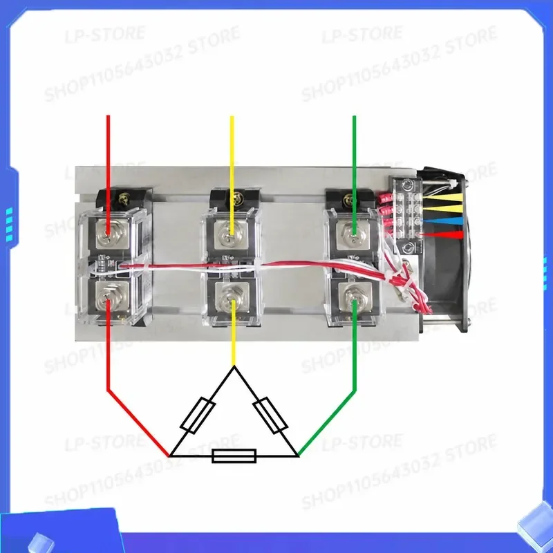 for Three Phase Industrial Grade Solid State Relay Complete Set Components 100A 200A 300A 400A for H3200ZE ZF ZD