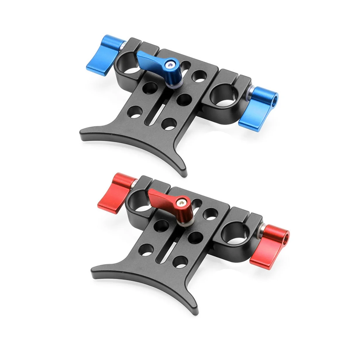 알루미늄 합금 망원 렌즈 브래킷 어댑터 연장 튜브 클립, 5D3 5D2 SLR DSLR 카메라용, 블랙, 15mm