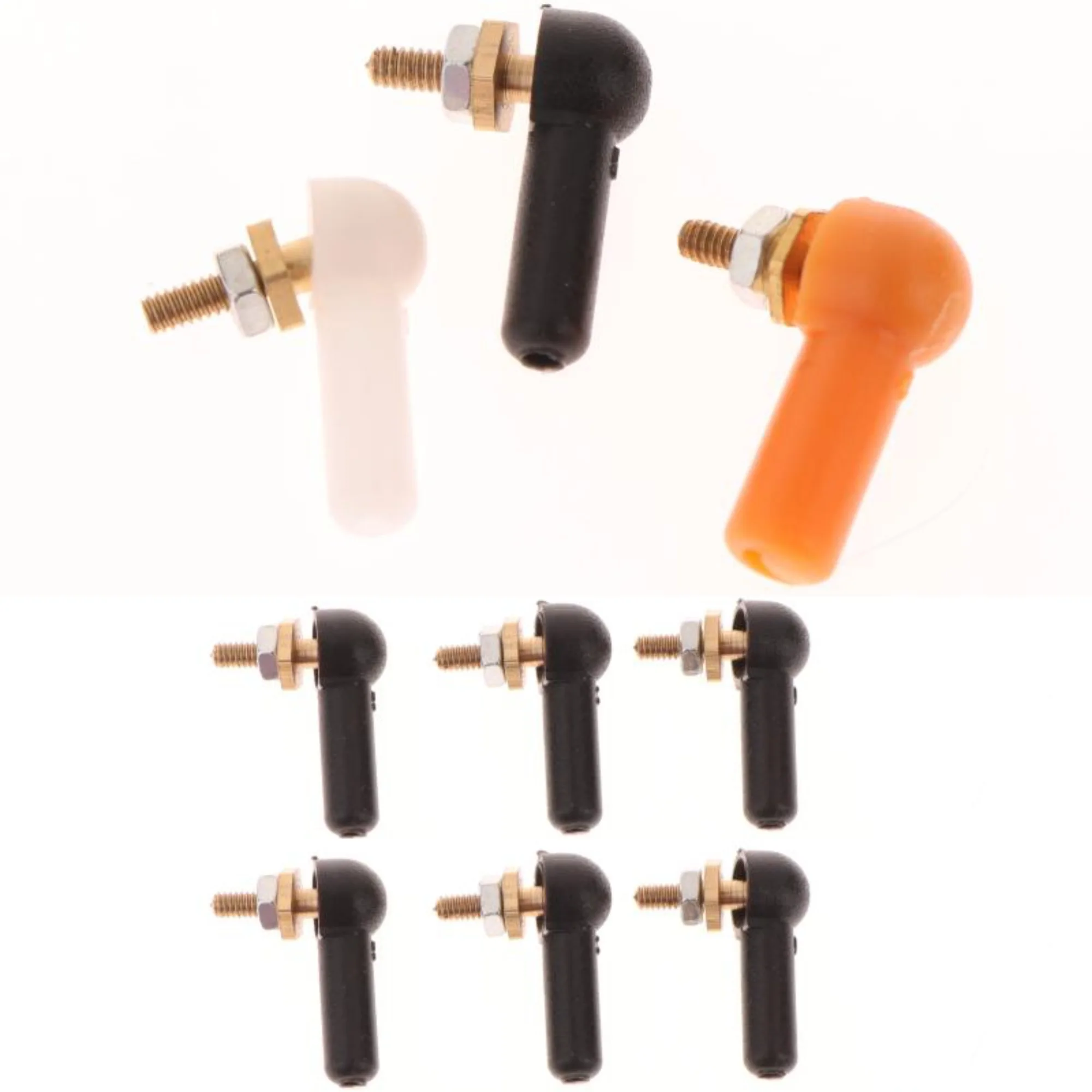 2/5 Stuks L16/17mm Rod End M2 M3 Kogelgewricht 2/3mm Linkage Staaf Balhoofd Connector Voor DIY RC Boot Servo Onderdelen