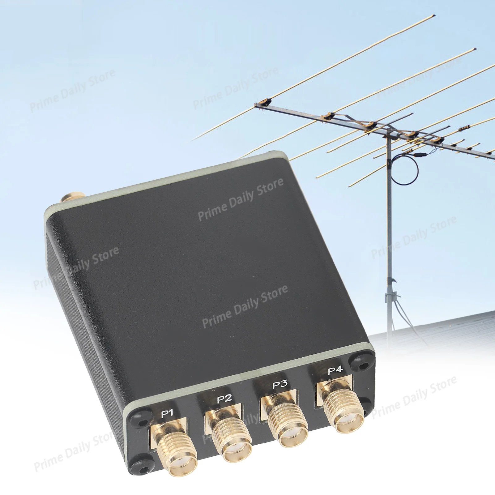 Active RF Isolation Splitter‑Distributor, Signal‑Split Accessory for GPSDO Source, 100kHz‑150MHz Frequency Range
