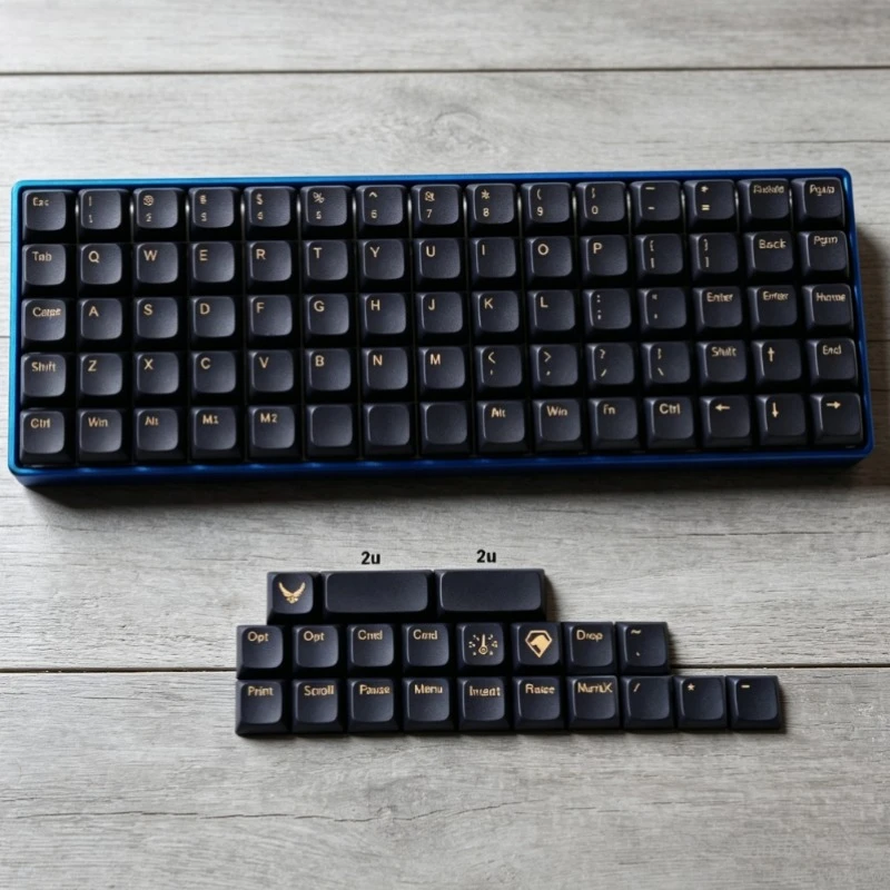 XDAL Sublimation Keycaps Set PBT DSA Profile Cross Switch Custom Original Handmade Keycaps for Mechanical Keyboard Accessories