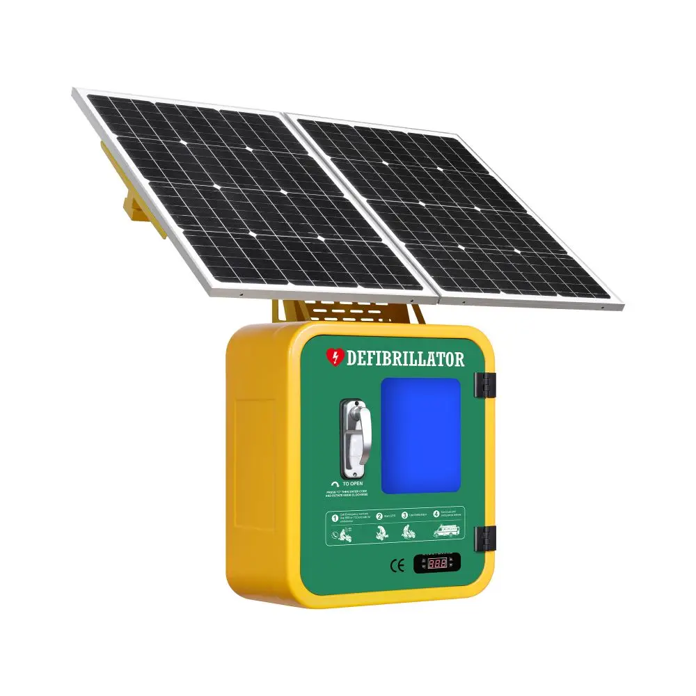 WAP M3P-Solar Defibrillator Medical Waterproof Storage Box AED Plastic Solar Heating Cabinet