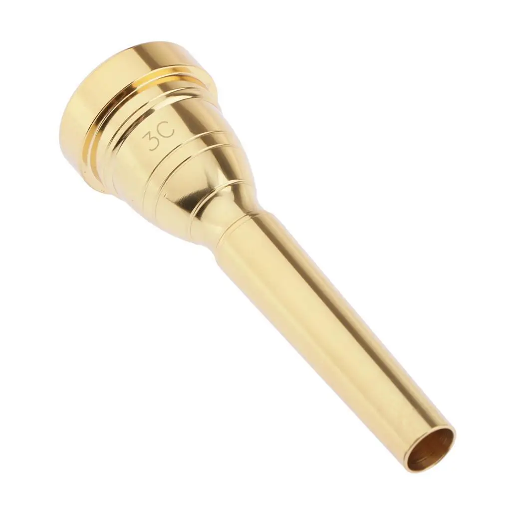 3C Size Rich Tone Shape Trumpet Mouthpiece Accessories Copper Alloy