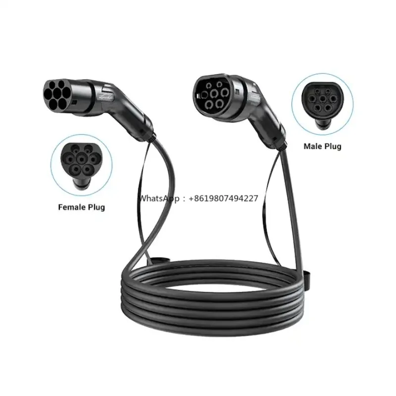 Mode 3 EV Charging Cable Type2 to GBT/Type1/Type2 Electric Car Extension Cable with TUV/CE/UKCA