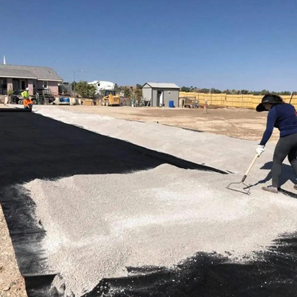 Barrera de malas hierbas para entrada de tela geotéxtil, subposición resistente, grava, Arenas, tornes, pie firme duradero no tejido para exteriores