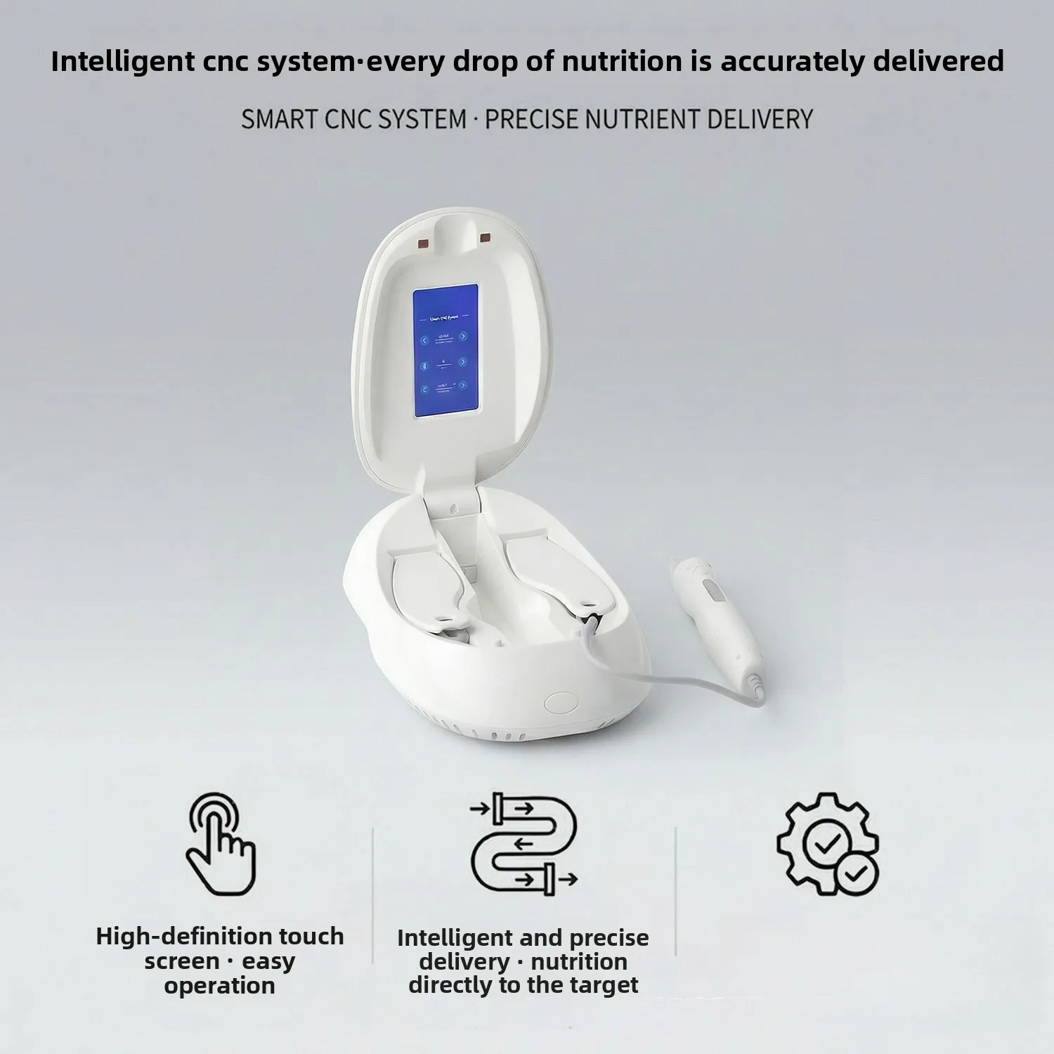 New Nanochip Beauty Instrument Introducer Non-invasive Water Light Microneedle Protein Baby Planting