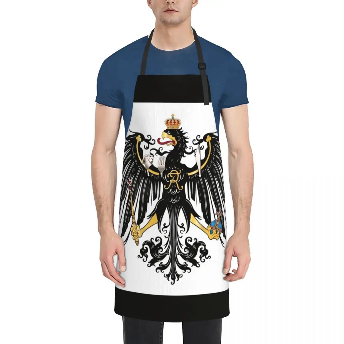 

Kingdom of Prussia - Prussia eagle - Prussian flag 1892-1918 Apron Hairdressing Women's Home Clothes Apron