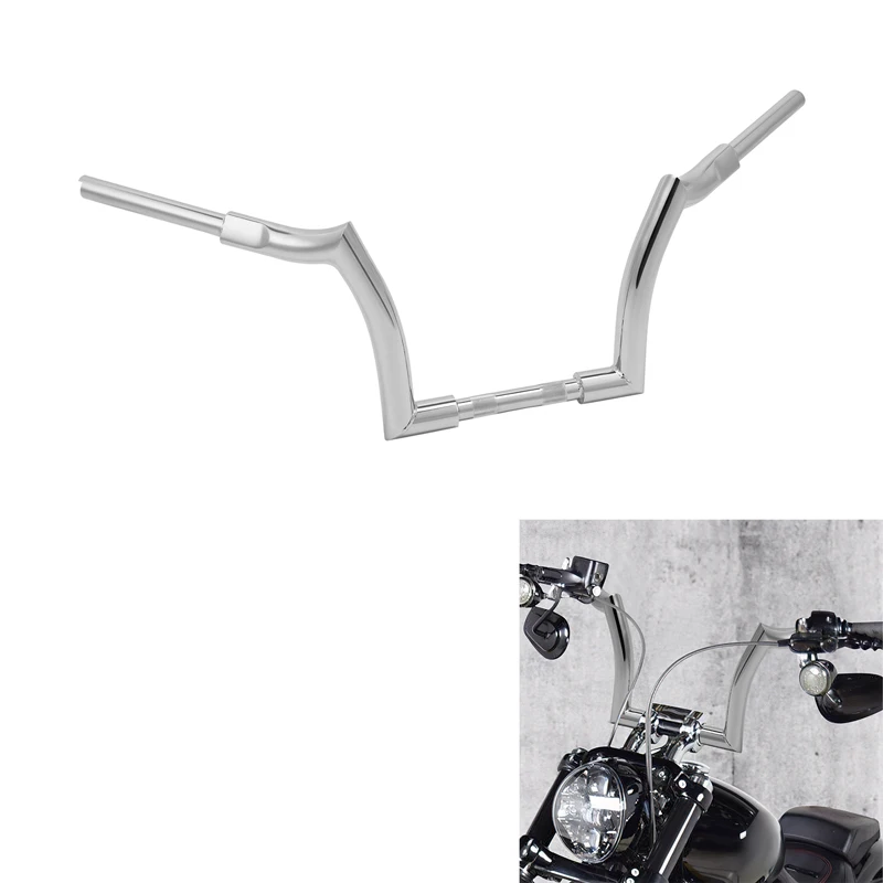 

10" Rise Ape Hanger Handlebar For Harley Road King Softail Dyna Sportster XL