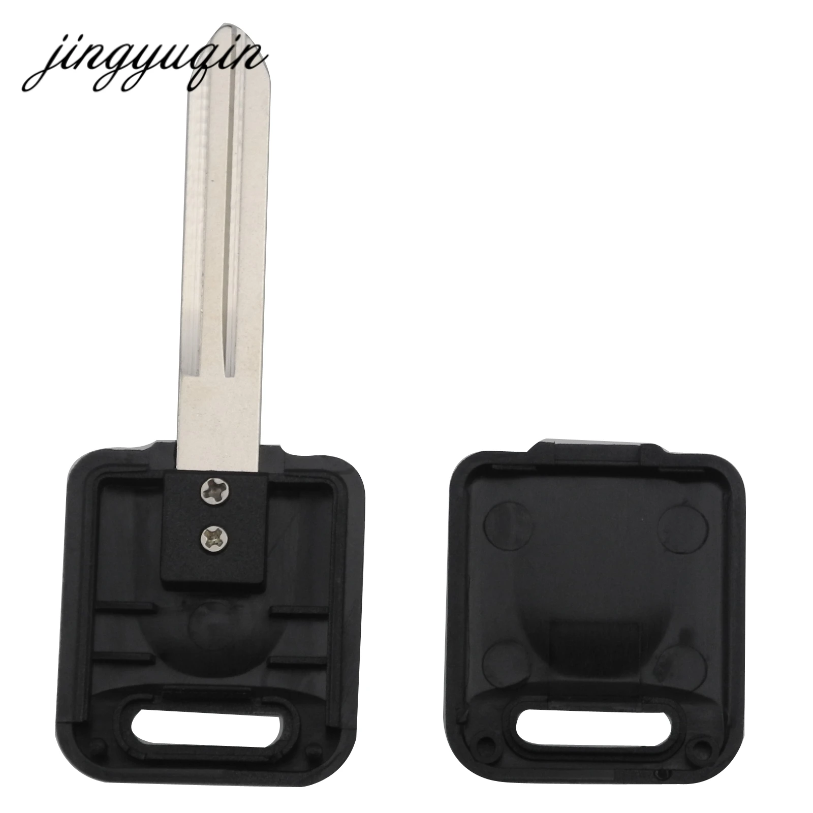 jingyuqin Blank Key Replacement Transponder Key Shell for Nissan Teana Versa Livina Sylphy Tiida Sunny March X-trail