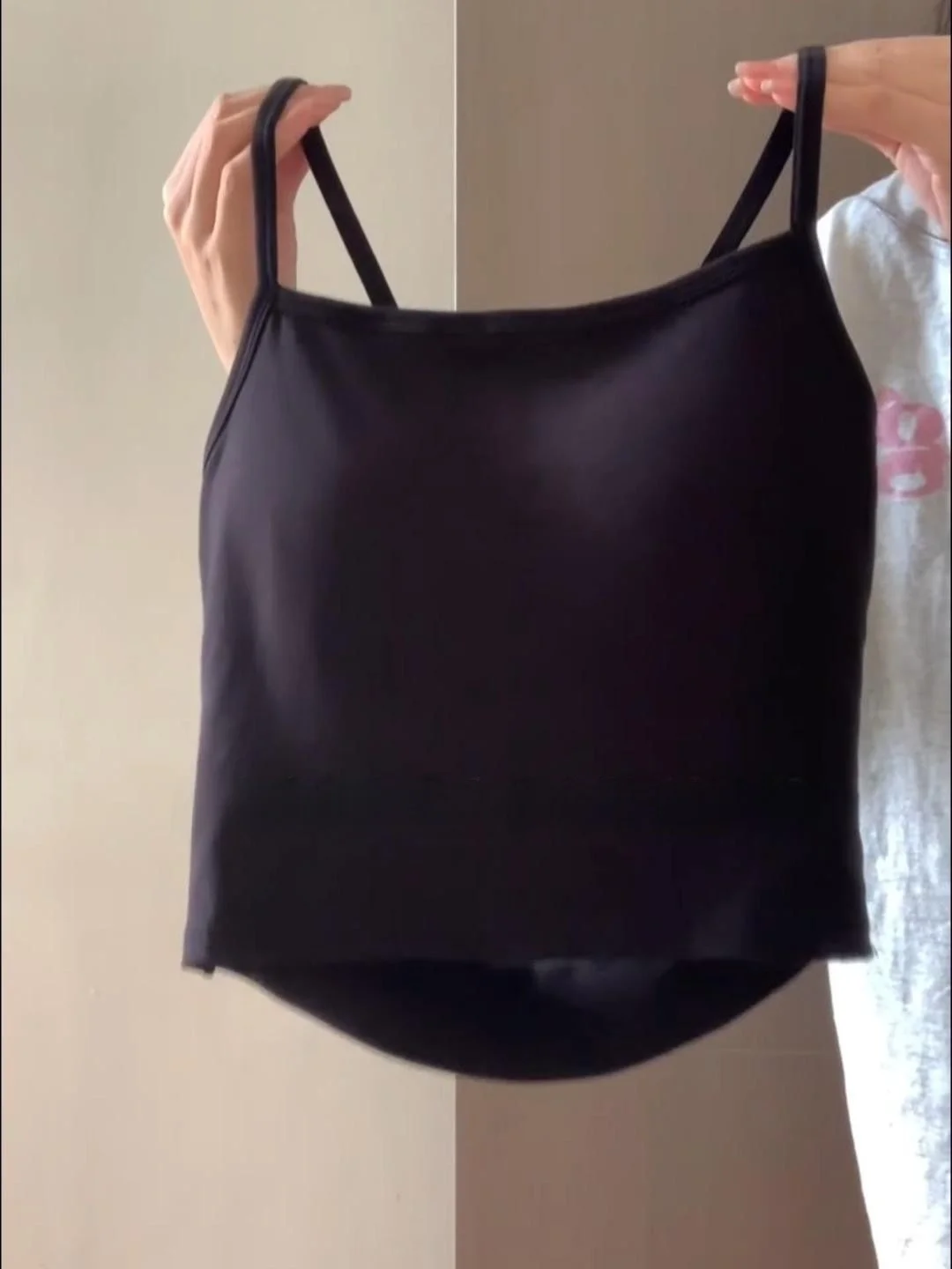 

Bla Knot Sexy Bal Crop Top Women's Summer New Sle Conced Pad Strap Vest Korean Sle Slim Fit Daily Wear