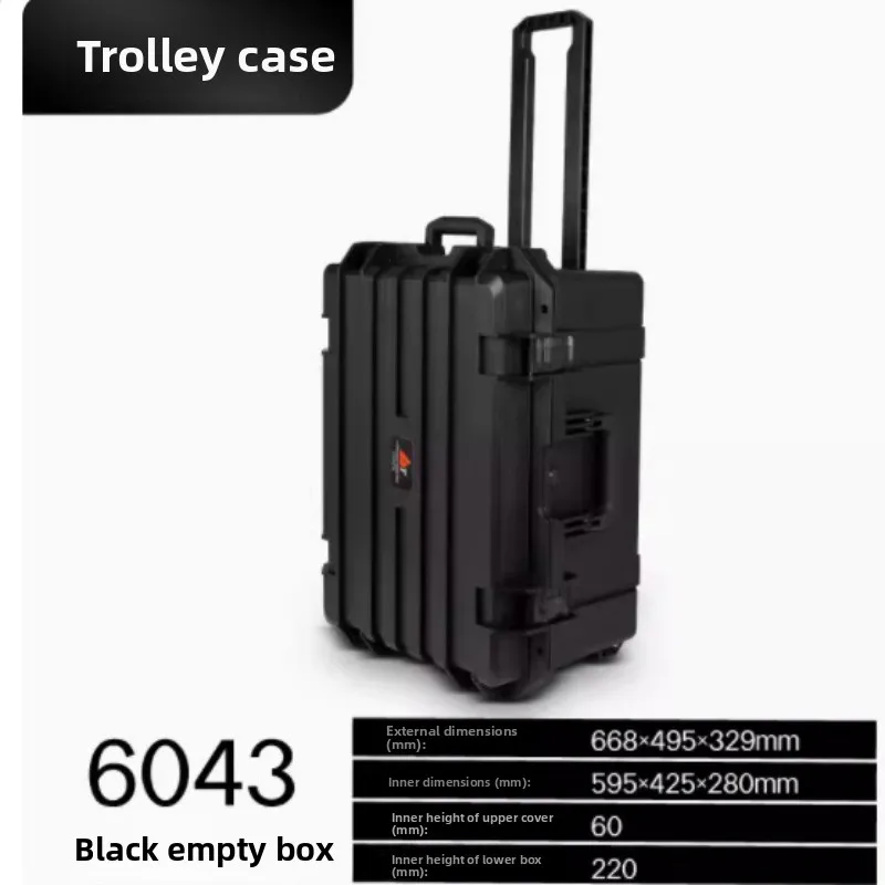 

Прочный водонепроницаемый кейс-органайзер для инструментов с выдвижной ручкой, большой вместимости, авиационного качества, с аксессуарами