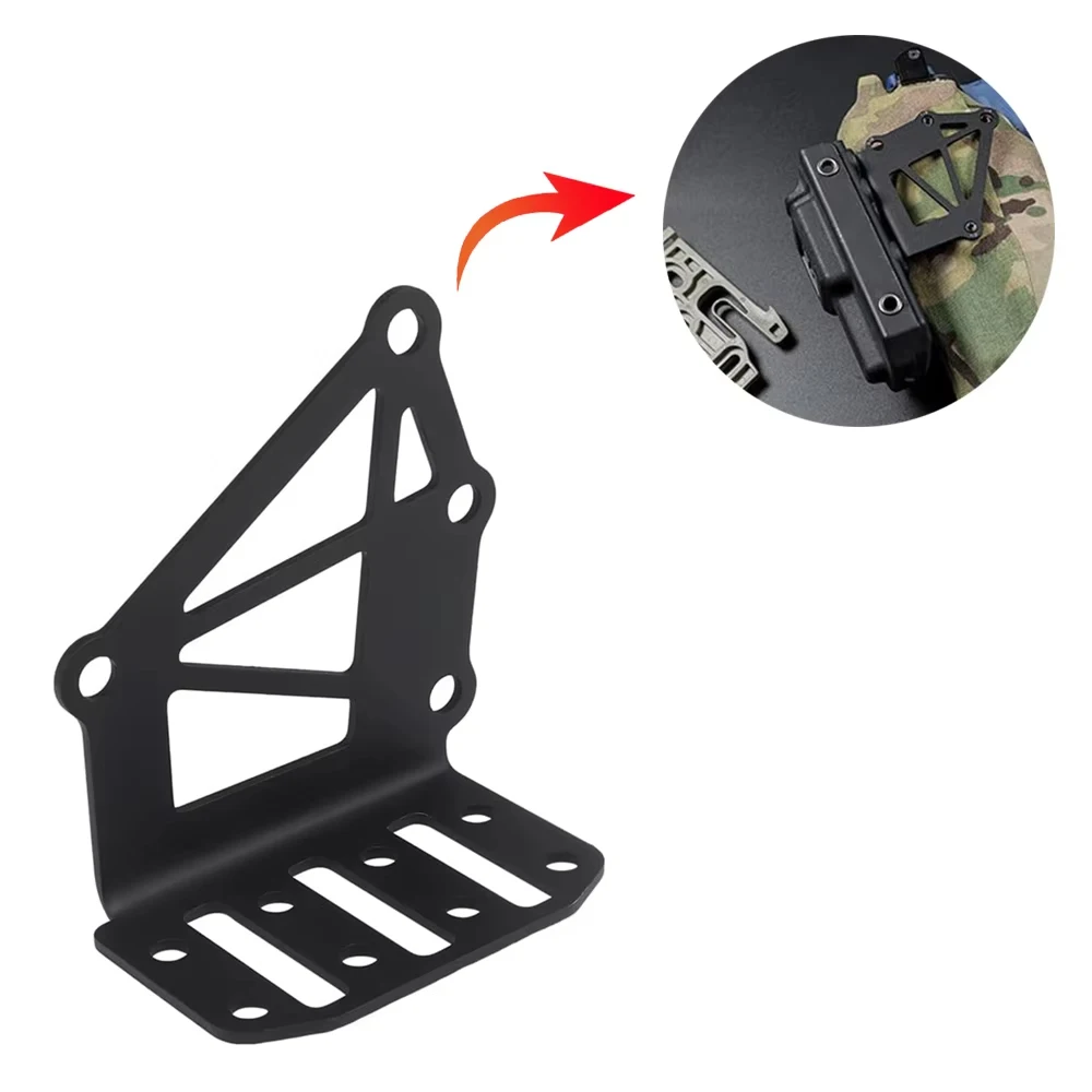Tactical Holster Negative Cant Plate Equipment Mount Airsoft Handgun Case NCPE Extension Tourniquet Front Mounting Platform
