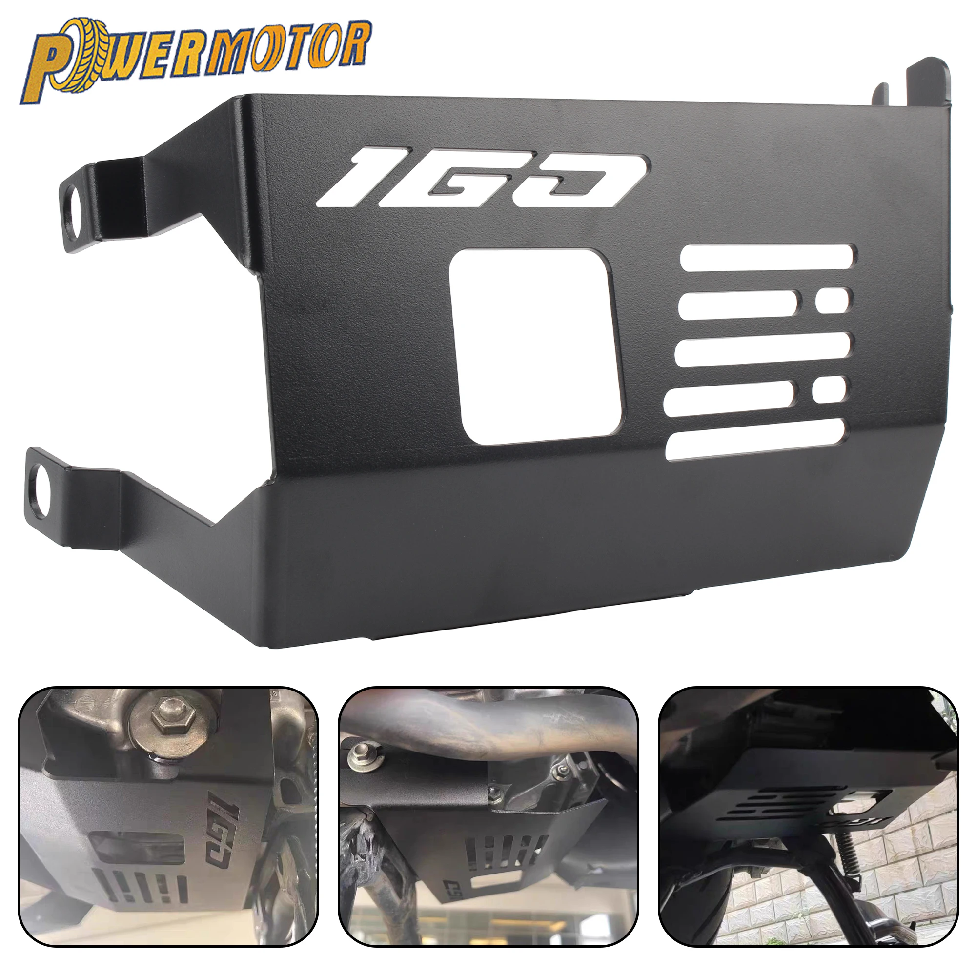 

Motorcycle Engine Guard Cover Base Shield for Honda Pcx160 Adv160 Vario160 Motocross Supermoto Cover Skid Plate Modified Parts