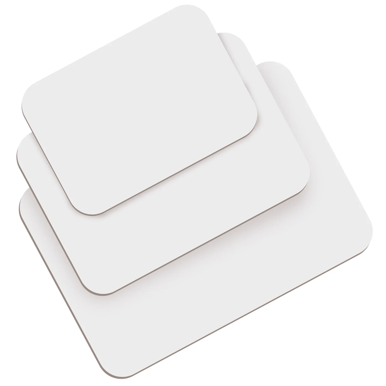 3 szt. Tablic suchościeralnych dwustronnych z MDF, małe tablice do pisania dla uczniów, biura, klasy, do rysowania