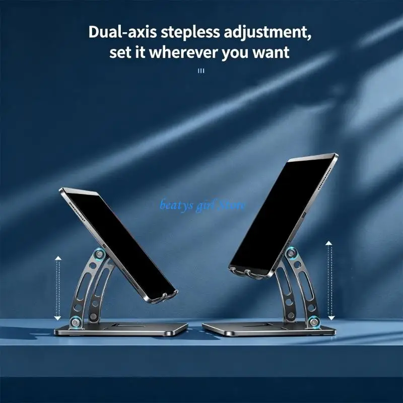 C7AB Heavy Duty Aluminum Laptop Stand For Artists And Gamers Fit 9.7 To 17.3Inch Devices With NonSlip Pad