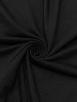 女士純色長袖修身連身裙,時尚簡約休閒風圓領長裙,女裝 8 最佳銷售 高級連身裙 - №6