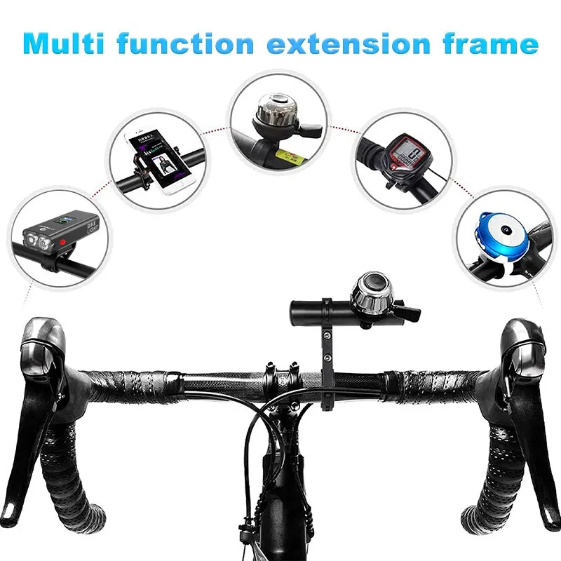 Multifunctional Bicycle Handlebar Extender, Lightweight and Durable Handlebar Extension Bracket