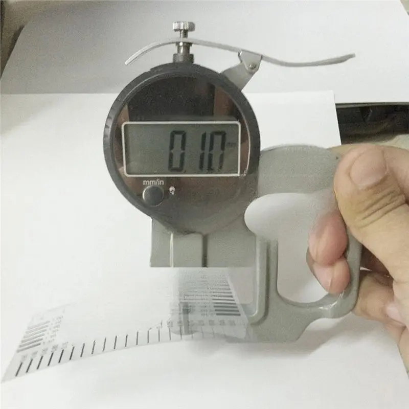 ABVJ-Flaw Detection Scale Cards 4PCS With Tear Coating For Industrial Component Inspection Use Stain Cracks Comparison Scale
