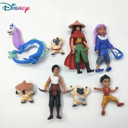 8Pcs/set Disney Raya and The Last Dragon Doll Model Figurine Toy PVC Anime Action Figure Raya Ornaments Birthday Gift