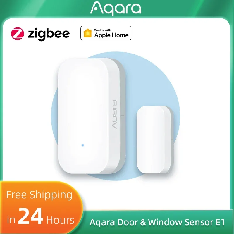 Aqara Door Window Sensor E1 ZigBee 3.0 MCCGQ14LM Wireless Connection Remote Control Work with Xiaomi Mijia Apple HomeKit APP