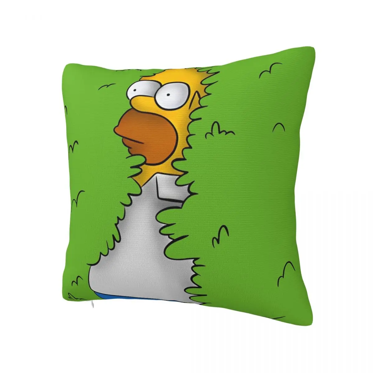 Homer In The Bushes Simpsons Pillowcase Soft Polyester Cushion Cover Gift Throw Pillow Case Cover Home Dropshipping 45*45cm