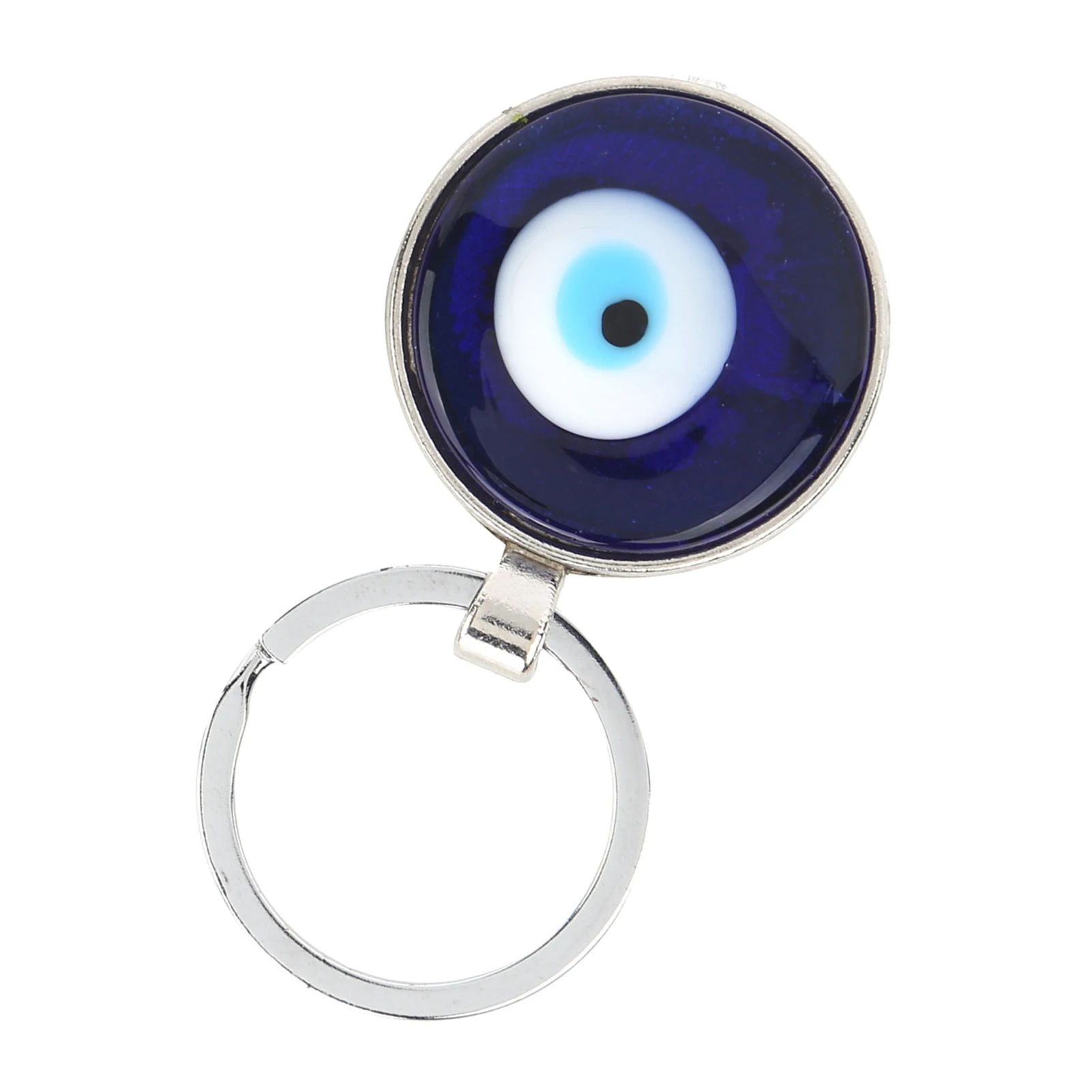 Blue Eye Keychain Blue Eye Pendant Key Chain Beads Pendant Round Beads Ornaments for Christmas for Birthdays for Anniversaries