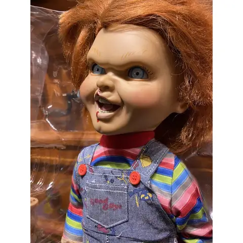 Spot Mezco Childs Play 2 Talking Chucky Action Figure Excellent Model Toy Collection Gift